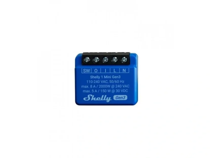 Shelly 1 Mini GEN3 - WiFi relé 8A