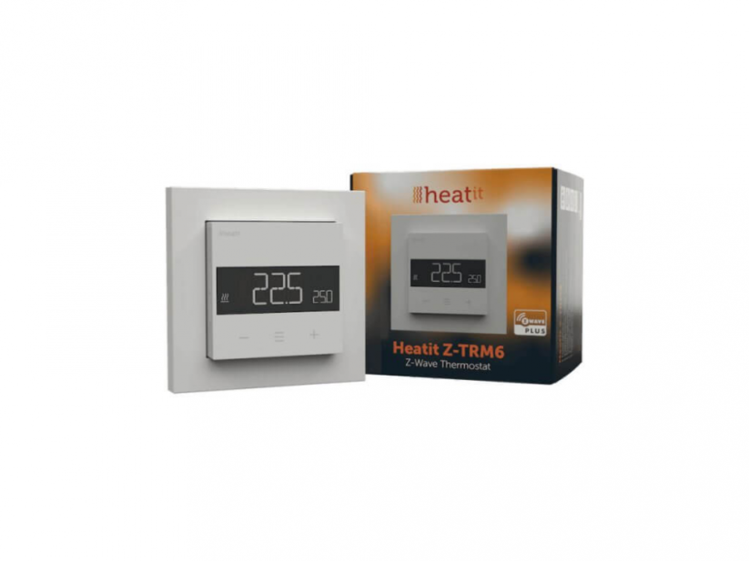 HEATIT Z-TRM6 Z-Wave800 Smart Termostat Biely